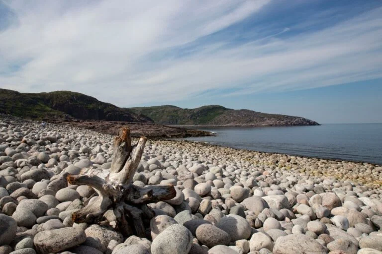 Teriberka Barents Sea and Dragon Eggs Beach on Arctic Winter Holiday - Al Safeer Tourism.
